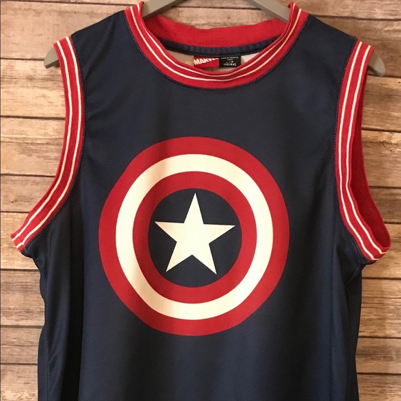 Sleeveless Captain America Jersey - Picture 3 of 8